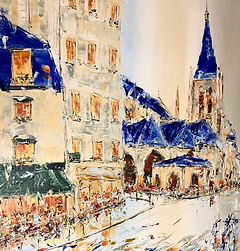Galerie d'art de Patrick Rousseau – Œuvres impressionnistes urbaines